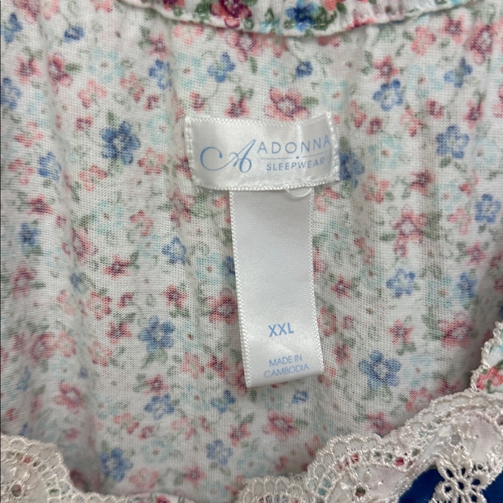 Adonna Multicolor Floral Sleepwear - Picture 2 of 3